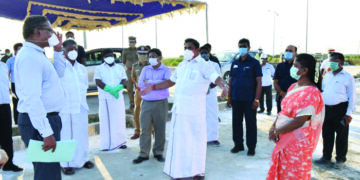 Thirumazhisai vegetable market likely to function from Monday; CM along with OPS inspected the site