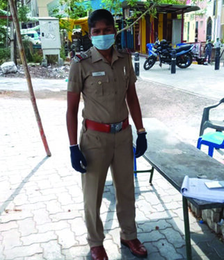 With right kick, rough and tough national women football team player hits Chennai streets to tackle COVID-19
