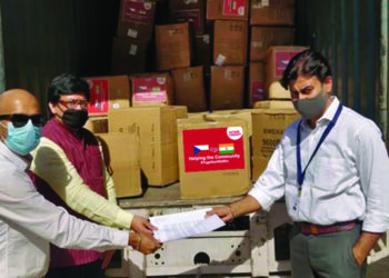 HCIN donates 30,000 KN95 respirators, 1.8 lakh surgical masks