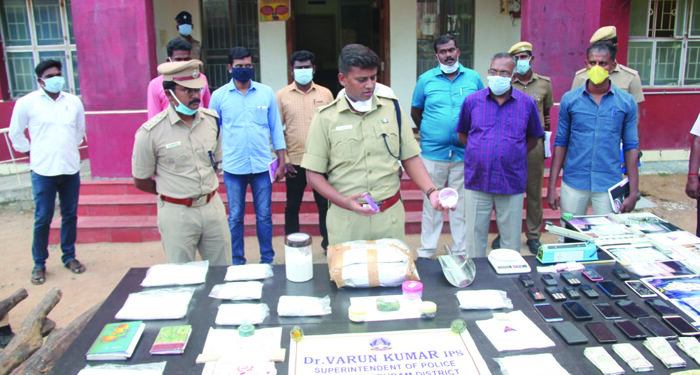 Drugs bound for Sri Lanka seized, nine held in TN