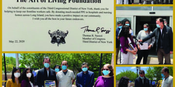 Indian NGO donates $150,000 worth of PPEs to Frontline Warriors in US