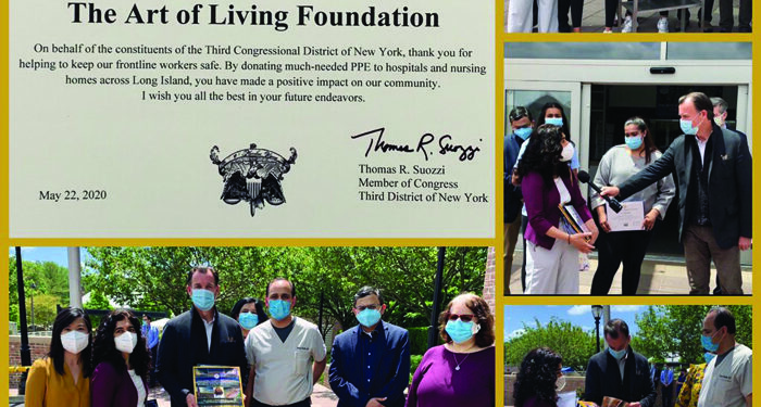 Indian NGO donates $150,000 worth of PPEs to Frontline Warriors in US