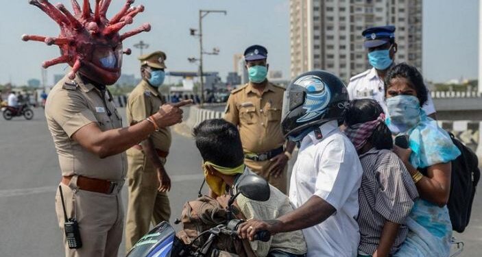 Police lob tear gas, baton-charge to control mob in Rajkot’s Jangleshwar, containment zone; 68 arrested