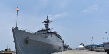 Operation Samudra Setu –II: INS Jalashwa arrives Kochi with 588 Indians from the Maldives