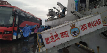 Operation Samudra Setu: INS Magar arrives at Male to evacuate Indian citizens