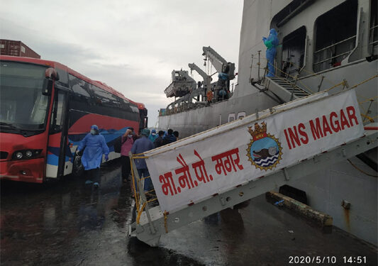 Operation Samudra Setu: INS Magar arrives at Male to evacuate Indian citizens