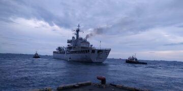 Operation Samudra Setu:  INS Magar departs from Male port after evacuating 202 Indians