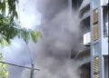 Panic-stricken man jumps off from 4th floor of fire engulfed building, dies in Ahmedabad