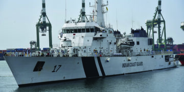 ICGs ‘Sujay’ Re-based at Chennai From Paradip