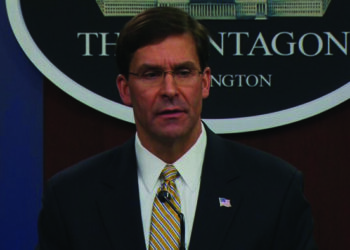 Handling of street protests creates crisis for Pentagon boss