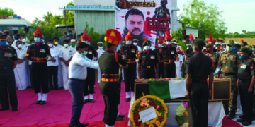 Havildar Palani laid to rest with full military honours