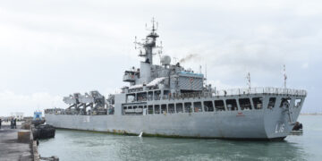 Op Samudra Setu: INS Shardul arrives in Porbandar with 233 stranded Indians from Iran