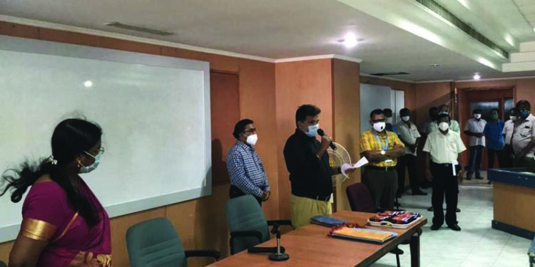 Work is worship:  TWAD Board official resumes duty after recovering from coronavirus 