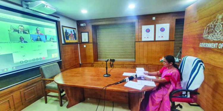 Kerala Health Minister Shailaja presents state’s model of tackling Covid-19 at UN Webinar