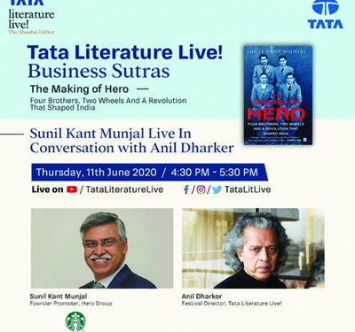 Mumbai LitFest begins a new digital event – Tata Literature Live! Business Sutras tomorrow