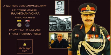 1971 war hero, MVC awardee Lt Gen Vohra dies of COVID-19