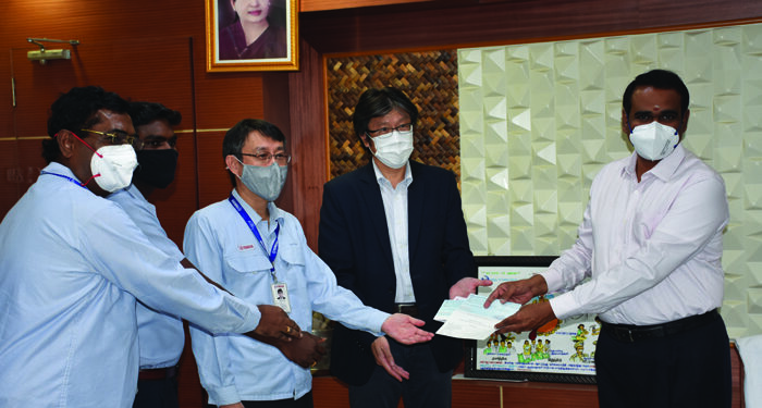 Yamaha Motors donates Rs. 25 lakh to TNCMPRF