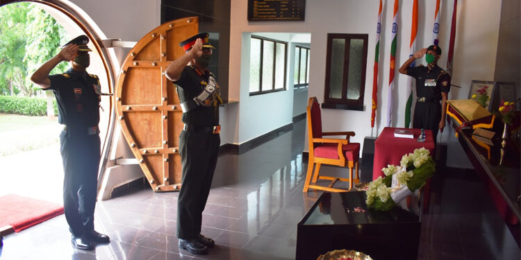NDA pays homage to its alumnus, faculty Col B Santosh Babu
