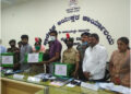 NCC Girl Cadets donate second lot of face masks to Mysuru DC