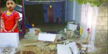 3-year-old girl child dies, brother injured in wall collapse