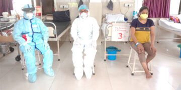 Doctors help COVID patients to observe International Yoga Day at IKDRC