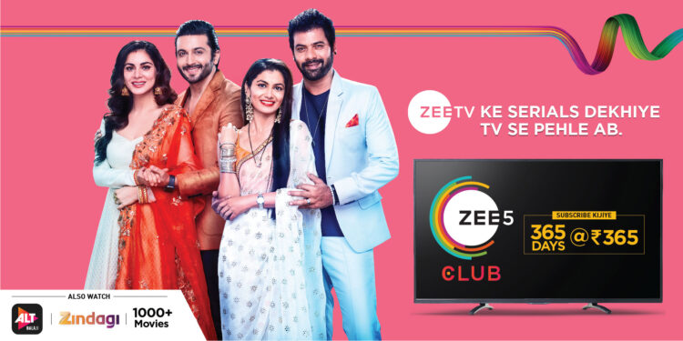 Zee5 Launches ‘Zee5 Club’ @ Rs. 365/Year