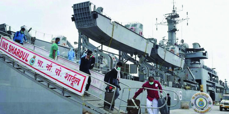 Indian Navy repatriates over 600 Indians from Iran
