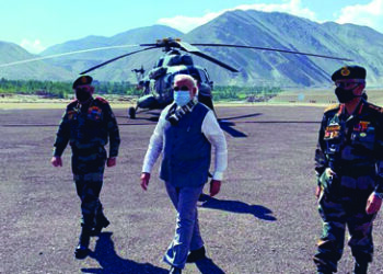 Amid border standoff with China, Prime Minister reaches Ladakh to review security situation
