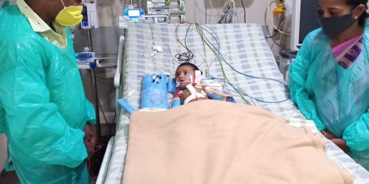 Apollo Children’s Hospital successfully performed a complicated Surgery on a Five Month Old Baby