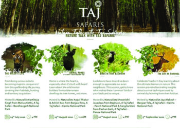 Taj Safaris Announces “Nature Talk” On International Tiger Day
