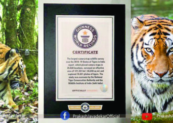 India’s 2018 Tiger Census makes it to Guinness Book of World Records