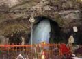 Defence Minister Rajnath Singh offers prayers at holy cave of Amarnath