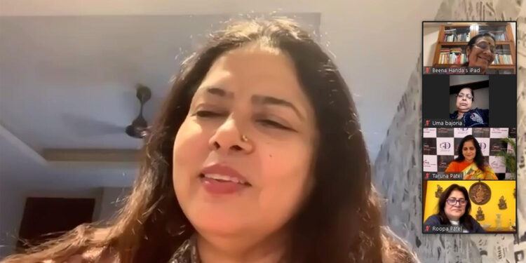 Meenakshi Lekhi exhorts women to show their solidarity and raise voice against oppression