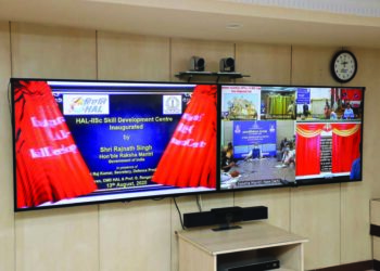 Rajnath Singh inaugurates HAL-IISc skill development centre