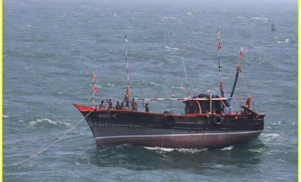 Two boats develop snags mid-sea, Coast Guard brings 15 fishermen to shore