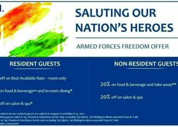 IHCL Pays Tribute To The Armed Forces on Independence Day