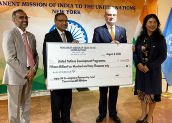 India contributes USD 15.46 mn to India-UN Development Partnership Fund