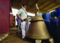 UP’s Jalesar Hindu, Muslim artisans cast 2.1-tonne brass bell for Ram temple