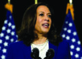 I stand before you as first candidate for US Vice-President of South Asian descent, says Kamala Harris