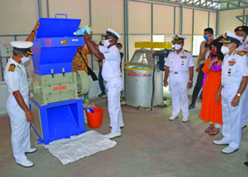 Plastic waste handling facility launched at Kochi Naval base