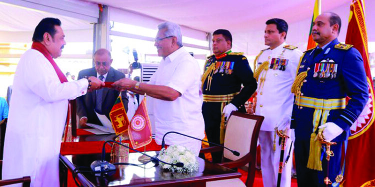 Sri Lanka’s strong man Mahinda Rajapaksa takes oath as Prime Minister for the fourth time, consolidates family’s grip on power