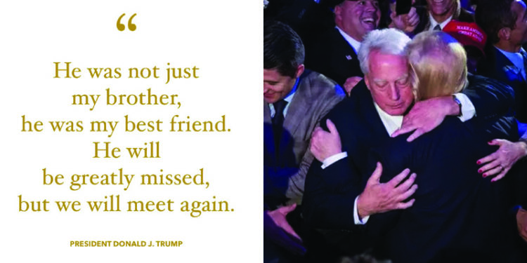 US President’s younger brother Robert Trump dies at 71