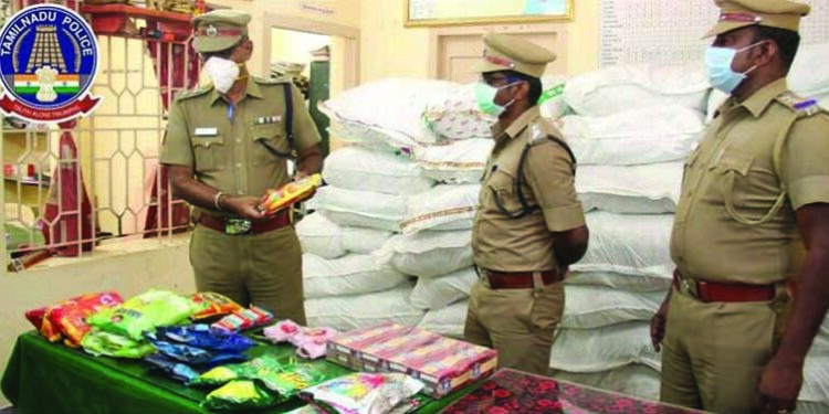 Over 1,000 kg of banned tobacco items seized, 2 held