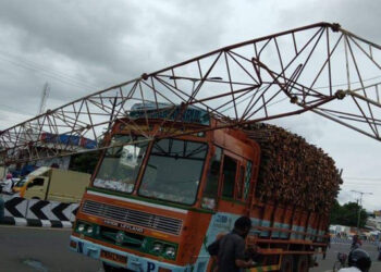 Motorcyclist dies after unused mobile tower falls on him in Tirupur