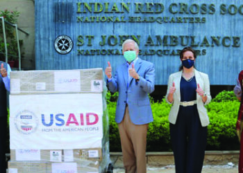 US delivers second shipment of 100 ventilators to India