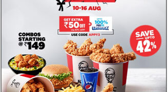 KFC offers App-solutely up to 42% discount for super-duper week