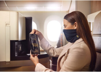 COVID impact:  Etihad Airways offers microbe barrier face protection for premium passengers