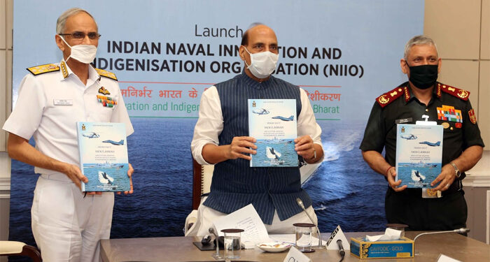 Atmanirbhar Bharat: Defence Minister Rajnath Singh launches Naval Innovation and Indigenisation Organisation