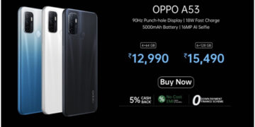 Oppo A53 unveiled in India with triple rear cameras