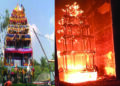 Wooden chariot of famous temple in AP gutted in fire
